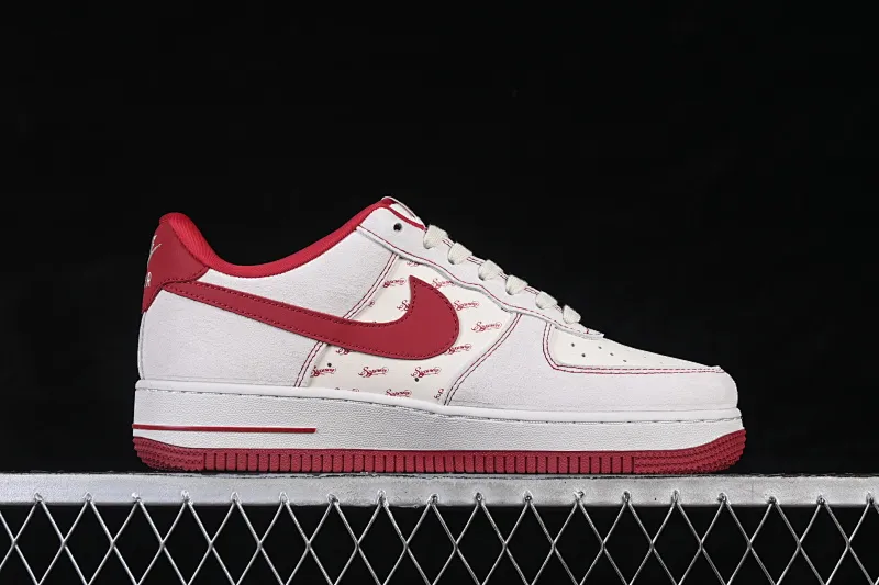 All categories Nk Air Force 1 Air Force series Nk Air Force 1 Low Air Force low-top Nike Air Force 1'07 Low Year of the Horse limited edition red and white contrast Air Force 1 low-top casual sneakers JP2026-133